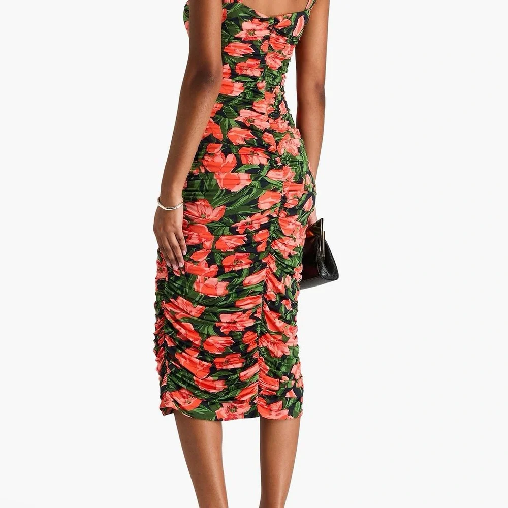 CAROLINA HERRERA
Ruched floral-print stretch-jersey midi dress - Picture 4 of 6